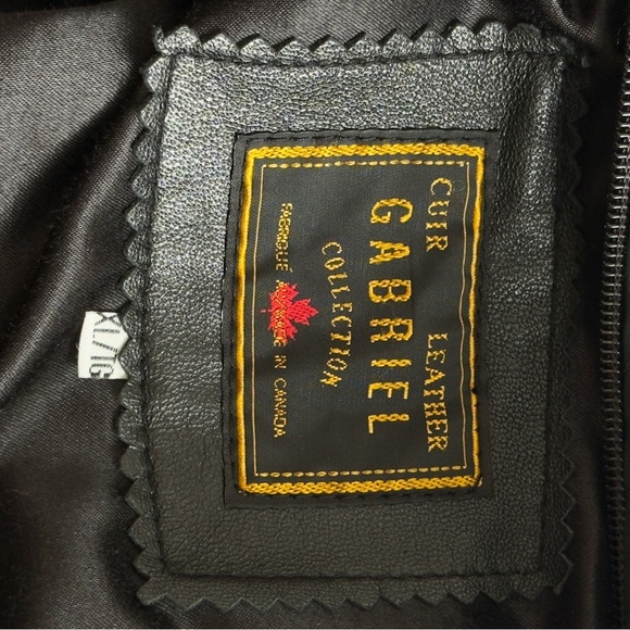 Vintage Men’s Leather Faux Fur Lined Coat - Picture 10 of 12